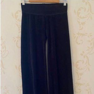 Vintage Juicy Couture Black Velour Pants